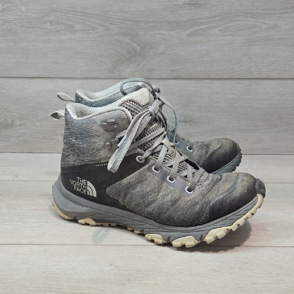 The North Face Women Ultra Futurelight Gray High Hiking Boots Sneakers Sz 6.5 - Picture 1 of 13